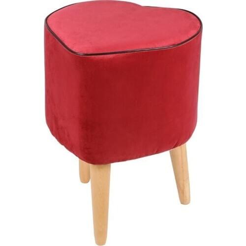 Demanding Home Heart Puff Wood Foot