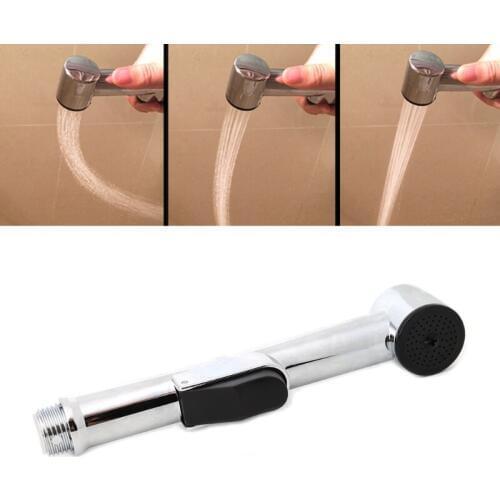 Toilet Handheld Bidet Sprayer Shattaf Cloth Diaper Sprayer ABS Polished Chrome Shower Head C90A