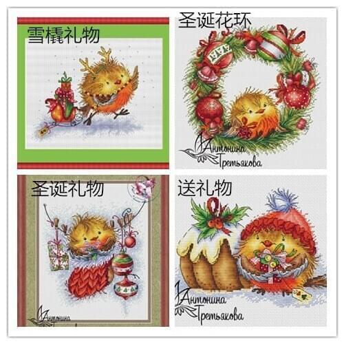 Birds paintings Counted needlework kits DMC 11CT 14CT 18CT Cross Stitch Sets embroidery