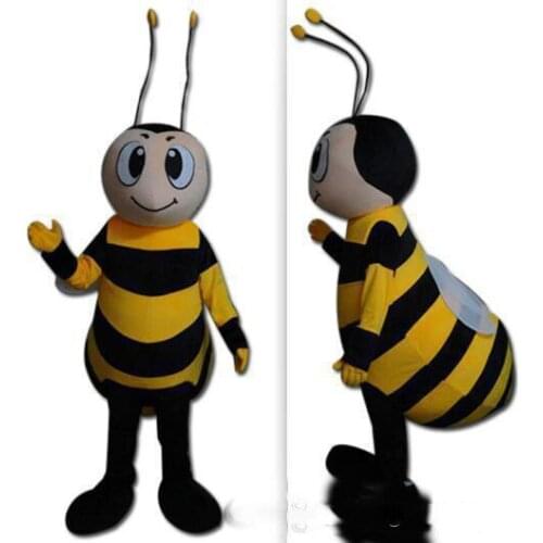 High quality giant honey bee mascot costume suit for adults for sale