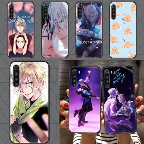 Yuri on Ice anime Phone case For Xiaomi Redmi Note 7 7A 8 8T 9 9A 9S 10 K30 Pro Ultra black art cell cover fashion prime 3D