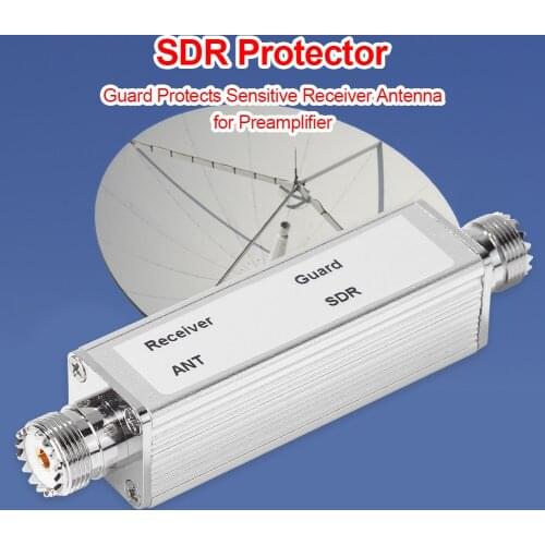 SDR Receiver Antenna Protector Guard 1000W Transmitter Signals for High-level Preamplifier RF Sensitive Radio Receiver Accessory
