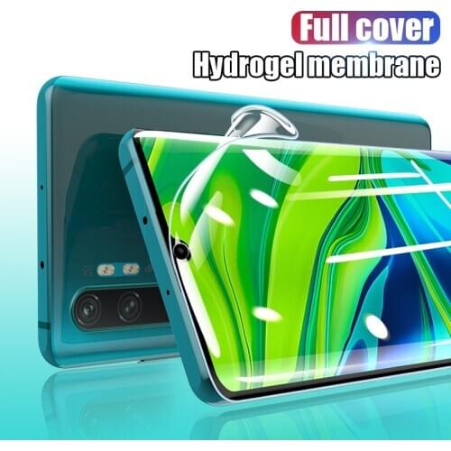 Protective film xiaomi note 10 Lite screen protector film for xiaomi note 10 10 Lite full cover hydrogel film Not Glass