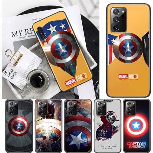 Marvel Captain America Shield For Samsung A72 A52 A02 S A32 A12 A42 A51 A91 A81 A71 A41 A31 A21 S A11 A01 A03 Core UW Phone Case