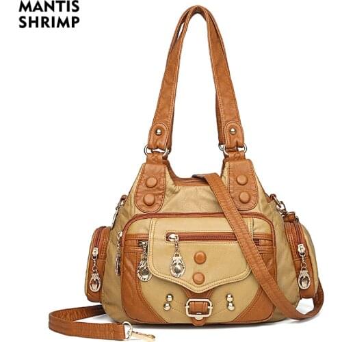 Women Bags 2021 New Designer Handbags Shoulder Bags for Women Soft Pu Leather Crossbody Bags Fashion Hobos Female Messenger Bags