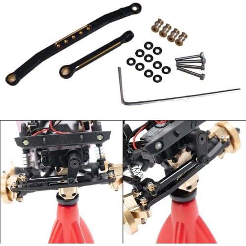 1/24 Remote Control Car Copper Steering Linkage Durable Tie SCX24 AXI00001 AXI00002 Accessories