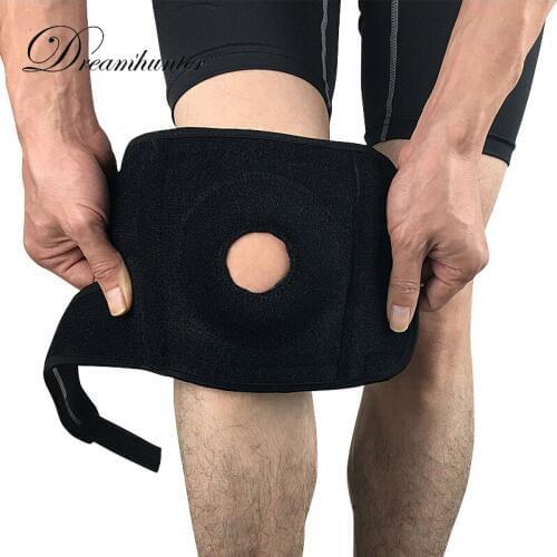 1 pcs Breathable sports knee brace Adjustable Leg Knee pads Support Elasticity Wrap sleeve Cap Bandage Guard for basketball 2017