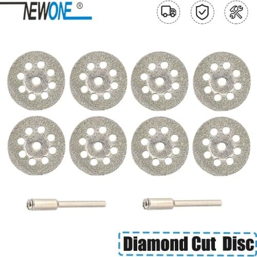 10Pcs 22mm Rotary Tool Accessory Diamond Cut Off Wheel Disc Fits Proxxon Dremel Rotary Tools Craftsman