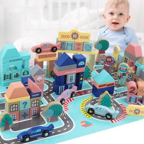 161 Pieces / Set Of Childrens Building Block Toy City Racing Diy Assembled Building Block Toy Child Early Education Kids Toy