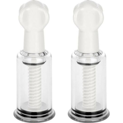 Adult Women 2Pc Breast Nipple Enlargement Set Cupping Twist Vacuum Suction Enlarger Enhancer Tits Stimulation Sex Toy