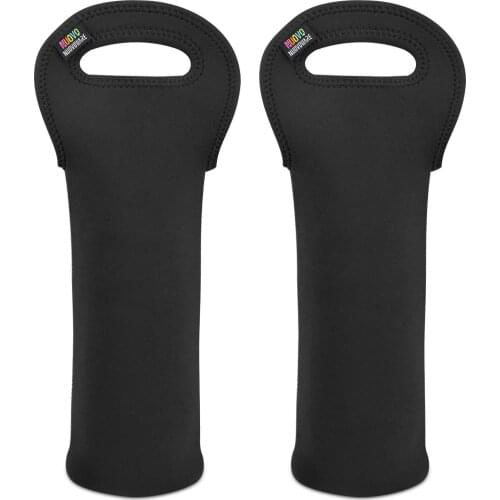 2-Pack Wine Bag,Portable Wine Tote Holders and Insulated Bag for Wine and Water Bottles,Wine Bottle Protector for Home Travel