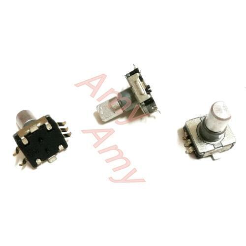20pcs/lot EC11 SMD encoder with switch 20 posion 20 pulse axial length of 13mm press stroke 0.5