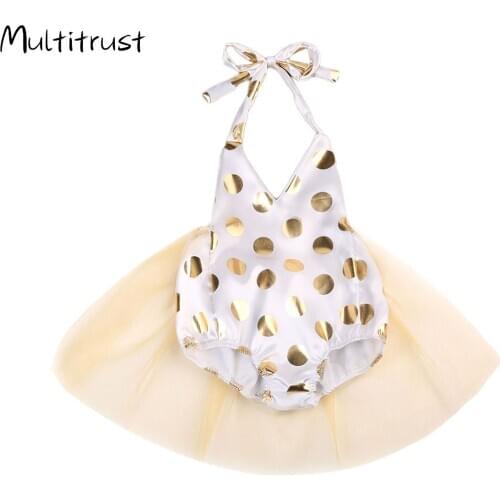 2019 Brand Summer Infant Baby Girl First 1st Birthday Outfit Skirt 2pcs Cake Smash Party Set Baby Girl Clothes