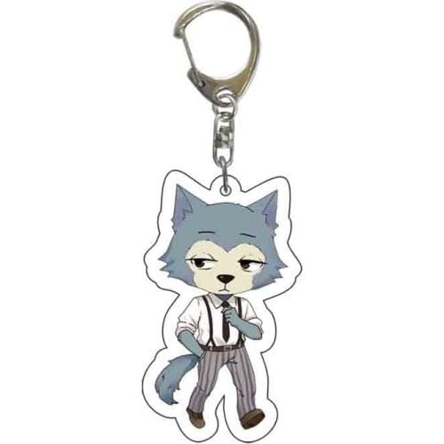 BEASTAR SLegoshi Haru Anime Fans Acrylic Keyrings Llavero Keychain