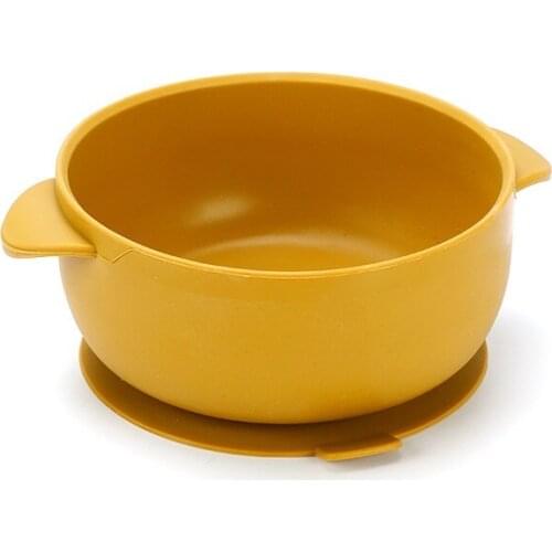 Feeding Bowl Baby Tableware Newborn Accessories Silicone Suction Cup Bowl Solid Color Kids Eating Tableware Plato Silicona Bebe