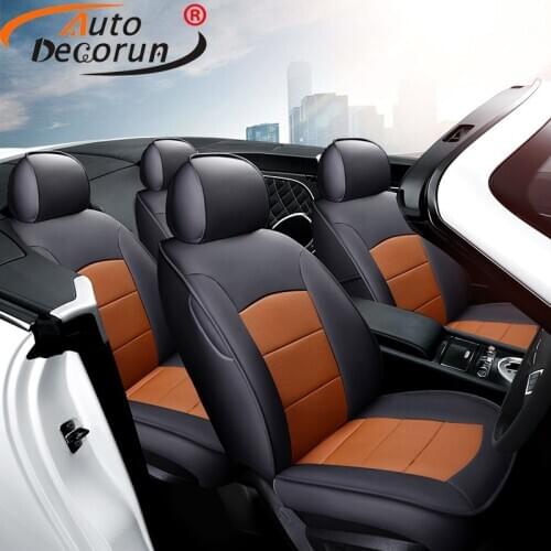Genuine Leather & PVC Leather Seats Cover for Peugeot 307 CC Convertible Automobiles Seat Covers Sets Supports Accessories 2006