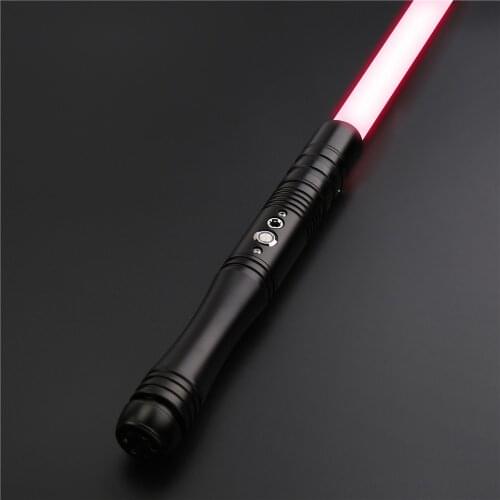 Cieltan TS024 RGB Dueling Lightsaber Blaster Flash On Clash Lock Up Volume Adjustment 12 Kind Of Colors Light Sword Toy