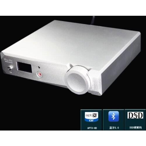 DAC ES9038Q2M *2 XMOS XU208 DSD256 32Bit 384Khz CSR8675 bluetooth 5.0 Support coaxial optical USB input