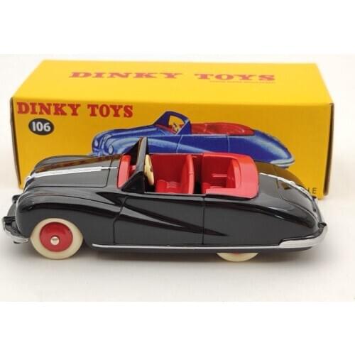DeAgostini 1/43 Dinky Toys 106 For Austin Atlantic Convertible Black Diecast Models