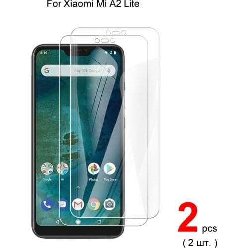 For Xiaomi Mi A2 Lite Premium 2.5D 0.26mm Tempered Glass Screen Protector For Xiaomi Mi A2 Lite Protective Glass