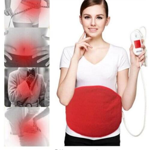 Heating Moxibustion Electric Infrared Ray Sauna Waist Slimming Belt Fat Burning Lumbar Muscle Strain Therapy 220V free shipping