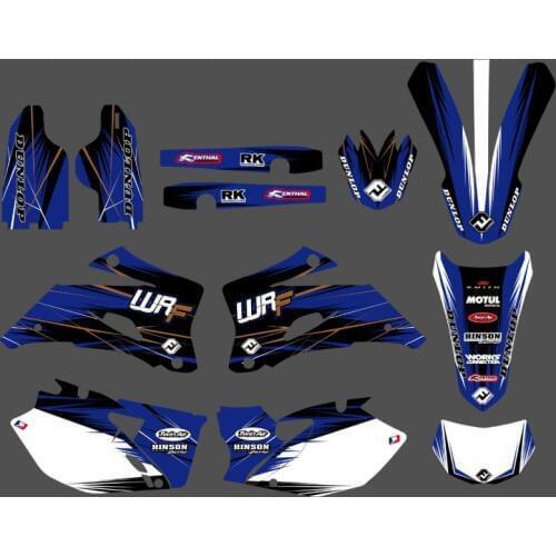 GRAPHICS & BACKGROUNDS DECALS STICKERS Kits For Yamaha WR250F WR450F 2007 2008 2009 2010 2011 WR 250F WR 250F 450F WR250 WR450 F