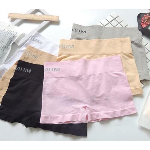Classic Seamless Womens Safety Pants Cotton Letters Womens Safety Pants Simple Body Shaping Boxer Shorts