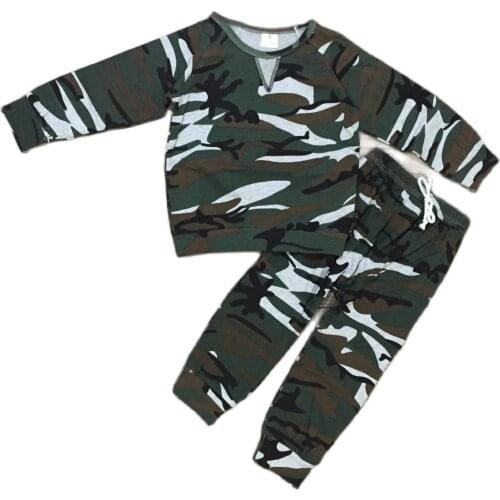 Girlymax Fall Winter Girls Camouflage Loungewear Set