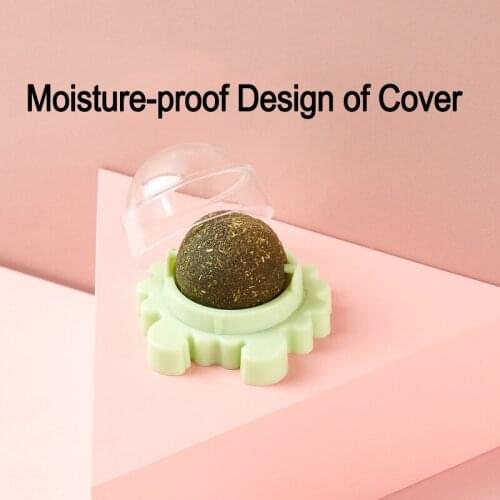 Cat Sugar Ball Cat Snacks Candy Licking Solid Nutrition Cat Energy Ball Toy Safe Natural Catnip Cat Toy