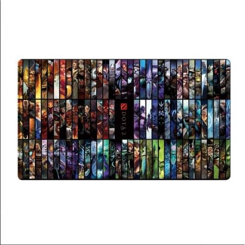 PC computer game character collection custom print large size mouse pad digital keyboard mouse speed rubber anti-skid for dota2
