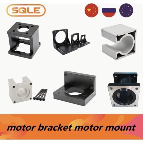 NEW motor Brackets different types L bracket apply to 42 57 86 stepping servo motor mount for Nema17 nema23 nema34