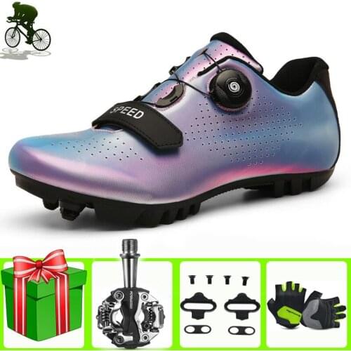 Sapatilha Ciclismo MTB Cycling Shoes Men Sports Bike Shoes Women Sneakers Racing Biking Shoes Mountain Spd Bicycle Sneakers