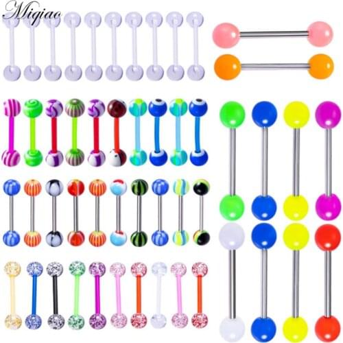 Miqiao 50pcs Popular new product suit, transparent invisible breast nail, body piercing jewelry