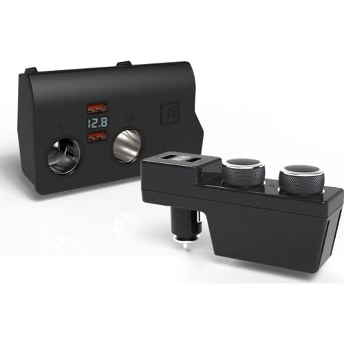 For Volkswagen Golf6 and Golf7 Cigarette Lighter Modified Car Charger Dual Usb Socket Multi-Use One for Two Dedicated