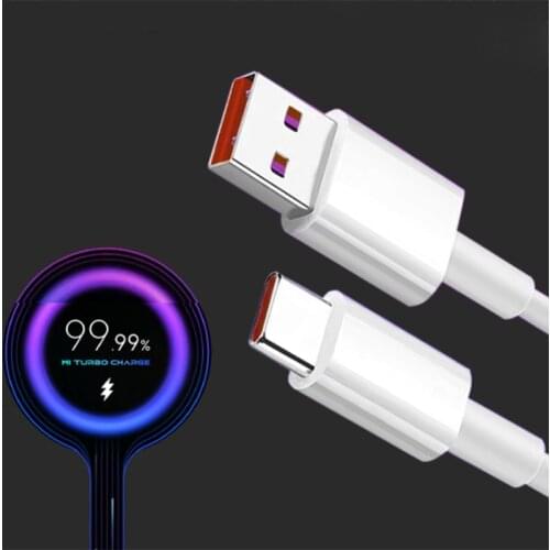 Original Xiaomi 5A Turbo Fast Charging Cord 1/1.5M USB Type C Cable For MI 11 10 Ultra 9 8 Pro POCO X3 NFC X2 F2 F3 M3 Redmi 9 8