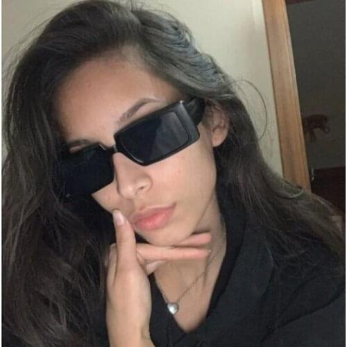 Hot Hip-hop Glasses Women Classic Square Frame Eyeglasses Ins Decoration Gafas Lunettes Eyewear Internet Celebrity Recommend