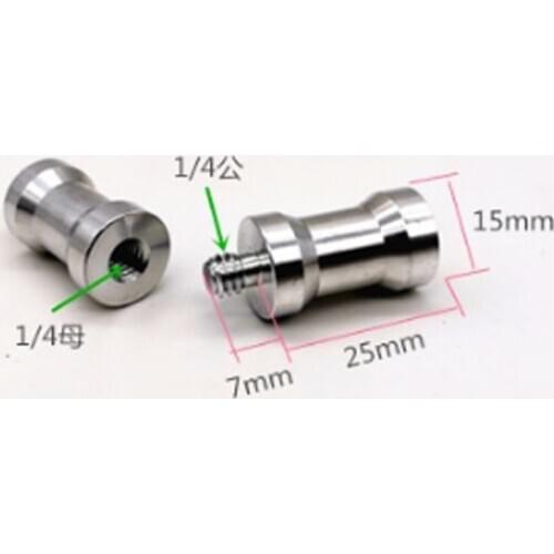 2pcs Tripod Screw Adapters with 1/4 inch to 3/8 inch Screw for Camera Flash Bracket Light Stand Tripod Monopod