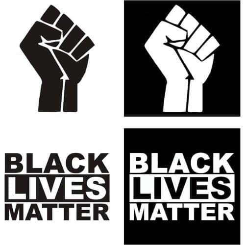 1Pcs Car Stickers BLACK LIVES MATTER Styling Self-Adhesive Car Window Stickers For Universal Car Rear Mirror Decroation Stickers