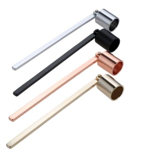 1Pc Bell Shape Candle Snuffer Stainless Steel Home Banquet Candle Extinguisher Oil Lamp Trimmer Cutter Craft Candle Accessories