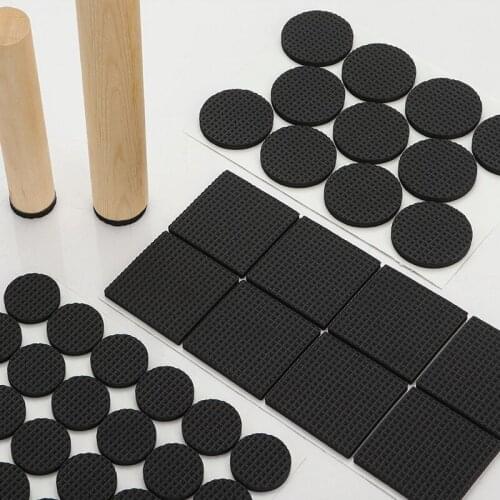 10-90PCS Self Adhesive Anti Slip Felt Pad Rubber Furniture Feet Leg Chair Felt Anti Vibration Buffer Wooden Floor Protectors Eva