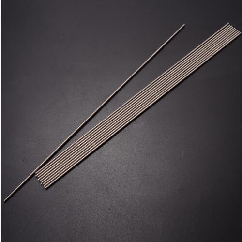 10pcs Titanium Round Bar 250mm Length 2mm Diameter Ti Gr.5 Grade 5 Welding Rods For Industry Tool Parts