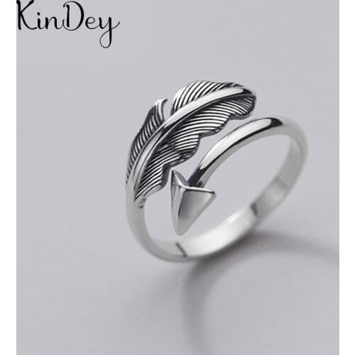 2021 New Punk Vintage Arrow Rings For Women Men Resizable Size Rings Fashion Trendy Boho Jewelry