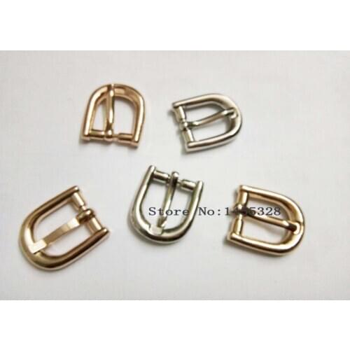 30pcs/lot High quality small metal shoe buckle with pin belt buckle shinny silver/gold color free shipping 2015122302