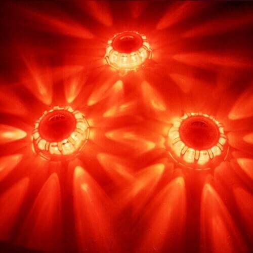 ACE-littles LED Emergency car Lights Road Flares Warning Night Lights Roadside Disc Beacon Red Blue Led Police road Led Light