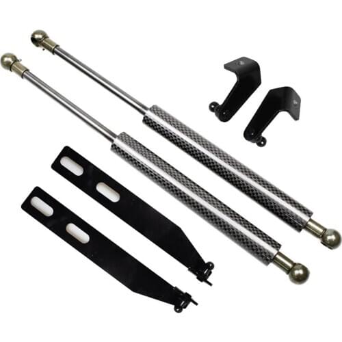 Lift Support Shock Damper for Toyota Yaris XP90 2005-2013 Bonnet Modify Gas Struts Absorber Carbon Fiber