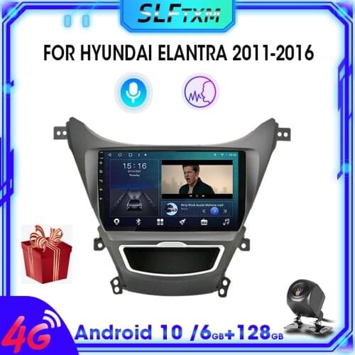 Develuck Android 10.0 2 din Car Radio Multimedia video Player Navigation GPS IPS For Hyundai Elantra Avante I35 2011-2016 8 core