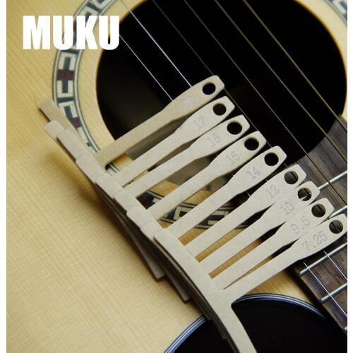 Guitar parts & Accessories MUKU NEW ARRIVAL good quality plastic Guitar Fret Radian Measuring Caliper