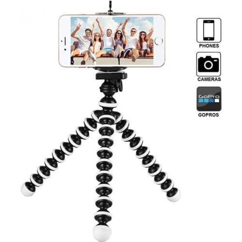 Octopus Flexible Tripod Stand Gorillapod for Phone Telefon Mobile Phone Smartphone Dslr Camera Table Desk Mini Tripod With Clip