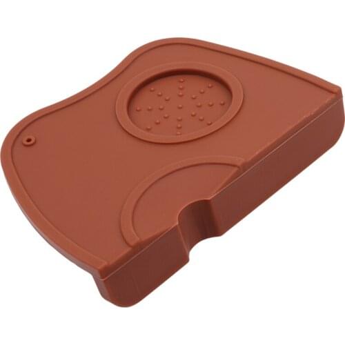 Espresso Tamper Mat, Food Safe Silicone Rubber Coffee Tamping Pad Non-Slip Soft Flexible Corner Mats Coffee Barista Maker Tool