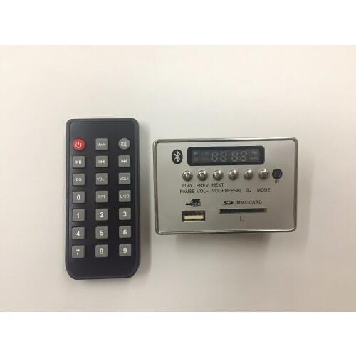 Bluetooth Module WAV+WMA+MP3 decode board 12v Digital LED player FM Radio for car